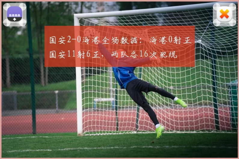 国安2-0海港全场数据：海港0射正国安11射6正，两队各16次犯规